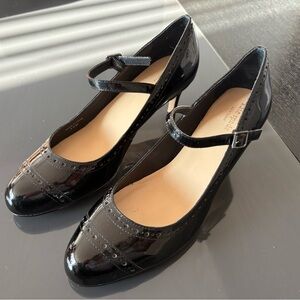Kate Spade Elegant Black Patent Mary Jane Pumps